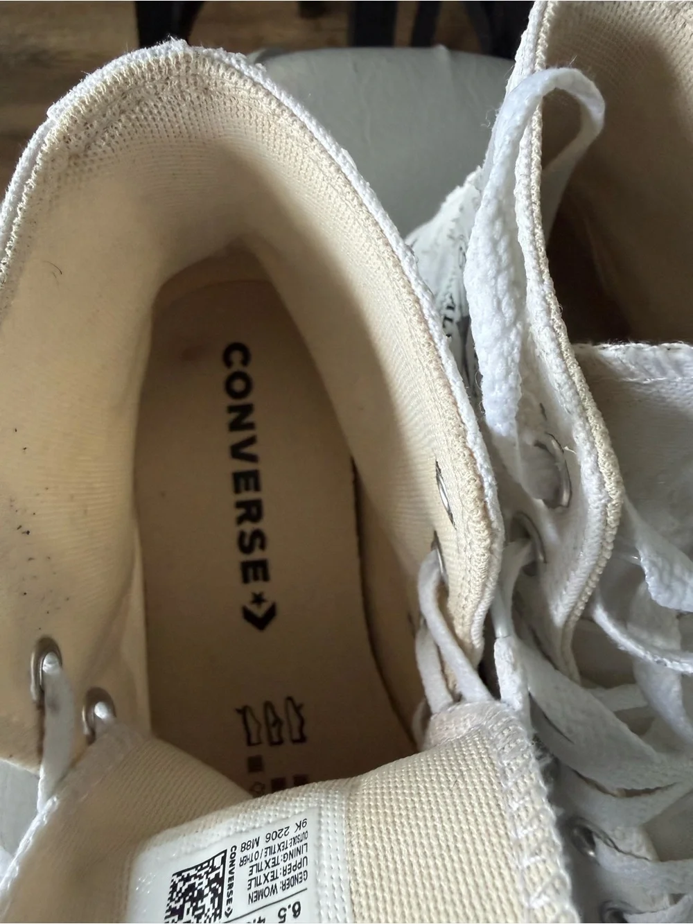 Platform Converse-Textured Lace - Picture 5 of 8